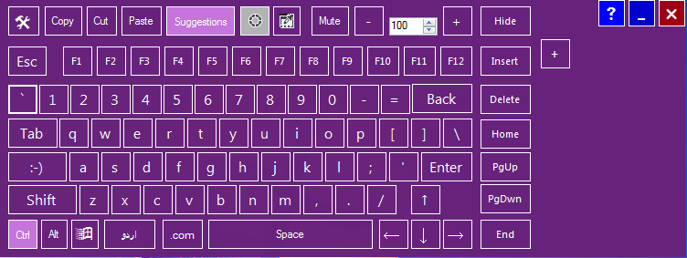 Exbi On-Screen Keyboard
